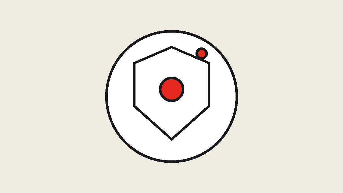 Illustration: a shield with a small breach.